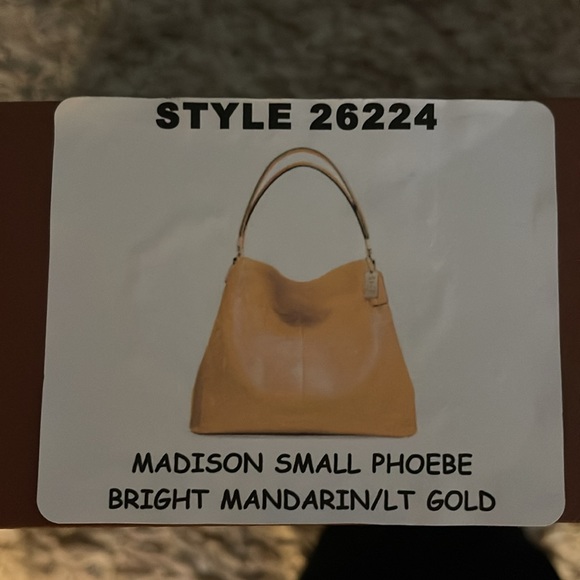 COACH Madison Small Phoebe Handbag NWOT - Picture 5 of 5